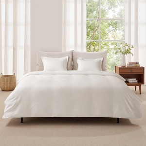 VEVOR King Duvet Cover Set, 100% Cotton, 3 Pieces Bedding Set King Size with 1 Duvet Cover 104 x 90 in and 2 Pillow Shams 20 x 36 in, Soft Breathable, Double Zipper Closure, for Home Bedding, White(Queen (U.S. Standard))
