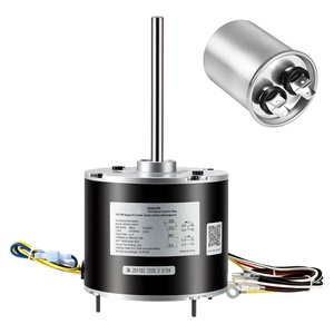 VEVOR OEM Upgraded Condenser Fan Motor, 1/4 HP 1100RPM, Replacement for ac GE Genteq Carrier Bryant Payne Dayton, 5KCP39EGS070S, 5KCP39EGY823S, 3905, HC39GE237, 6DLL0, Reversible Rotating + Capacitor(1)