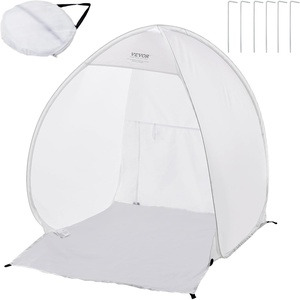 VEVOR Paint Booth Tent, 40 x 35 x 40 in Pop-Up Portable Spray Paint Tent with Built-in Floor, Exhaust Window and Storage Bag, Foldable Paint Booth for Furniture, DIY Hobby Tool Painting Station