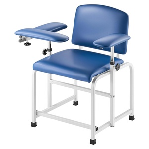 VEVOR Phlebotomy Chair, Blood Draw Chair with Adjustable Armrests and Flip Arm, 400LBS Loading Blood Drawing Medical Chair with Soft Padded Seat, Easy-to-Clean PVC Leather for Hospitals, Labs, Clinics(Without a drawer)
