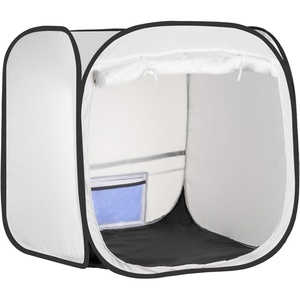 VEVOR Portable Paint Booth Tent, 28.3 x 28.5 x 29.5 inch Pop-Up Portable Spray Paint Tent with Mesh Door, Spray Painting Tents for Cabinets, Chairs, Models, Tables, Pop-Up Design, Efficient Airflow