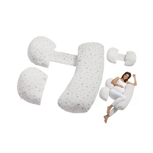 VEVOR Pregnancy Pillow, C-Shaped Full Body Maternity Pillow for Sleeping, Ultra-Soft and Breathable Pregnant Support Pillows with Removable & Washable Cover, Perfect for Back, Belly, Hip, Legs Relief(H-Shaped)