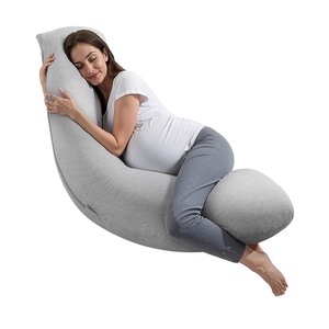 VEVOR Pregnancy Pillow, C-Shaped Full Body Maternity Pillow for Sleeping, Ultra-Soft and Breathable Pregnant Support Pillows with Removable & Washable Cover, Perfect for Back, Belly, Hip, Legs Relief(L-Shaped)