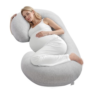 VEVOR Pregnancy Pillow, C-Shaped Full Body Maternity Pillow for Sleeping, Ultra-Soft and Breathable Pregnant Support Pillows with Removable & Washable Cover, Perfect for Back, Belly, Hip, Legs Relief(C-Shaped)