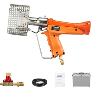 VEVOR Propane Heat Gun, Up to 187660 BTU Hot Air Gun with Adjustable Regulator, 26 FT Hose, and Hard Carrying Case, Ideal for Boat Plastic Film Shrink Wrapping, Pallet Packaging, Crafting