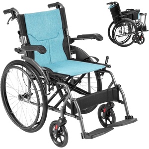 VEVOR Wheelchair, Carbon Steel Transport Chair for Adults, Foldable Wheelchair with Detachable Armrest, Self-Locking Brake, 24-Inch Wide Seat, 300lbs Weight Capacity, for The Disabled Move Freely(18-Inch Wide Seat 250 Pound)