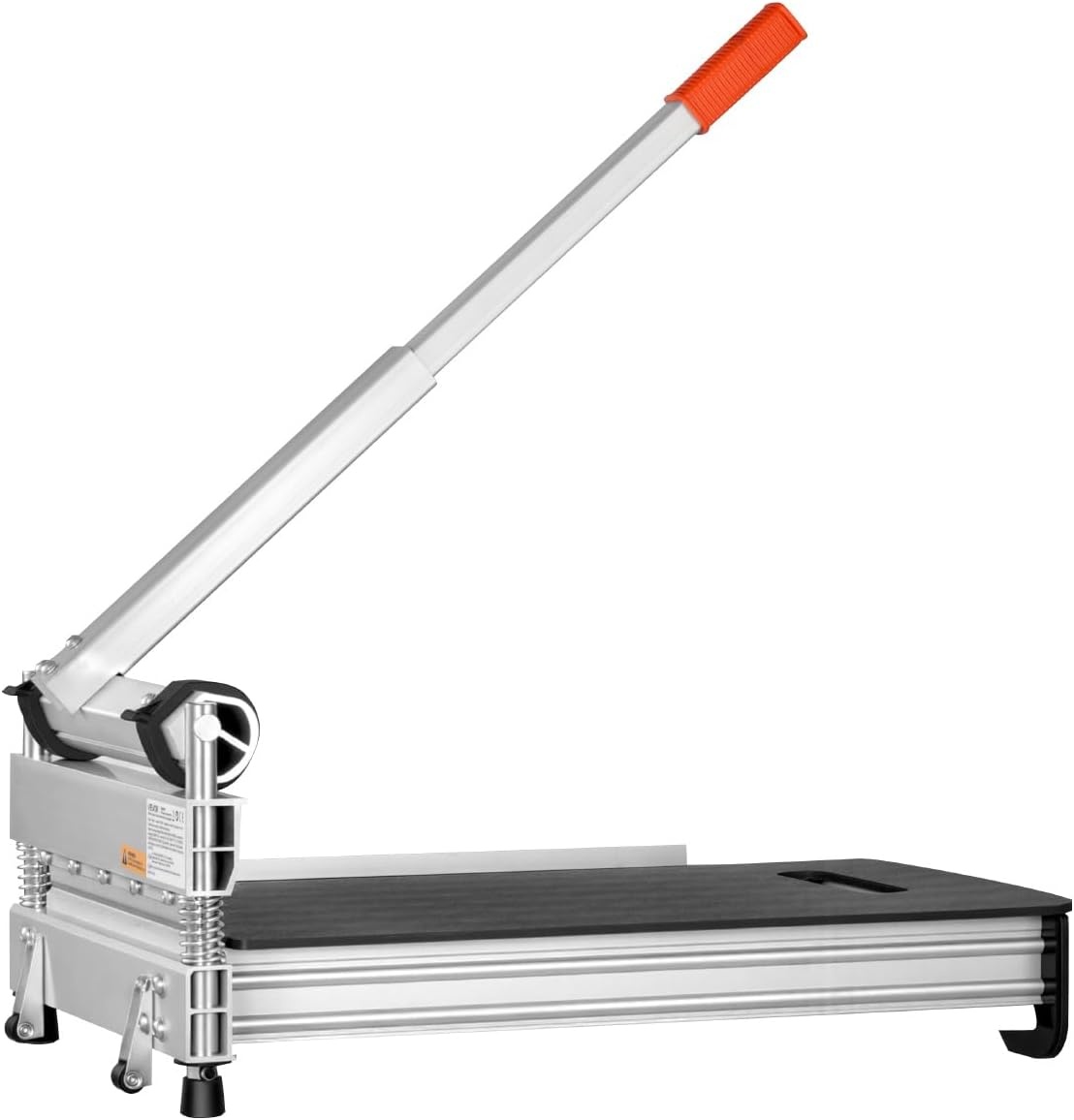 image:imageVEVOR 12 inch Vinyl Floor Cutter 16mm Thick Laminate Flooring Cutter with Upgraded LaborSaving AluminumAlloy Lever Telescoping Support Plate Cuts Engineered Wood LVT VCT SPC LVP WPC13 in Wide x 12 mm Thick