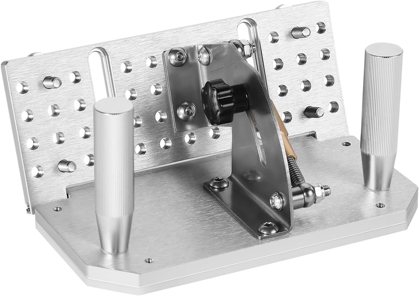 image:imageVEVOR Belt Grinder Knife Jig 85 115 Adjustable Belt Sander Knife Sharpening Jig with Dual Handles 768 Long Sharpener Locator Compatible with Belt Sander Bench Grinder Sharpening MachineSharpening JigUpgrade