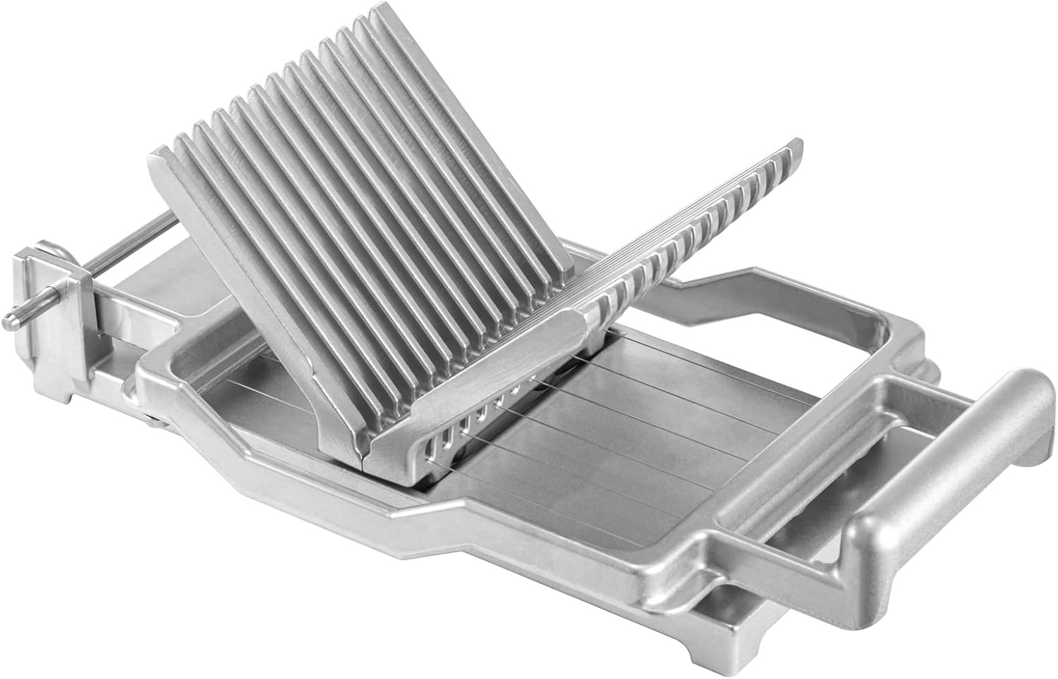 image:imageVEVOR Cheese Slicer Butter Cutter with 02 UltraThin Cheeser Butter Cutting Blade Detachable Cheese Slicer Wire Aluminum Alloy Commercial Cheese Cutter with 316 Stainless Steel Knife WireNormal