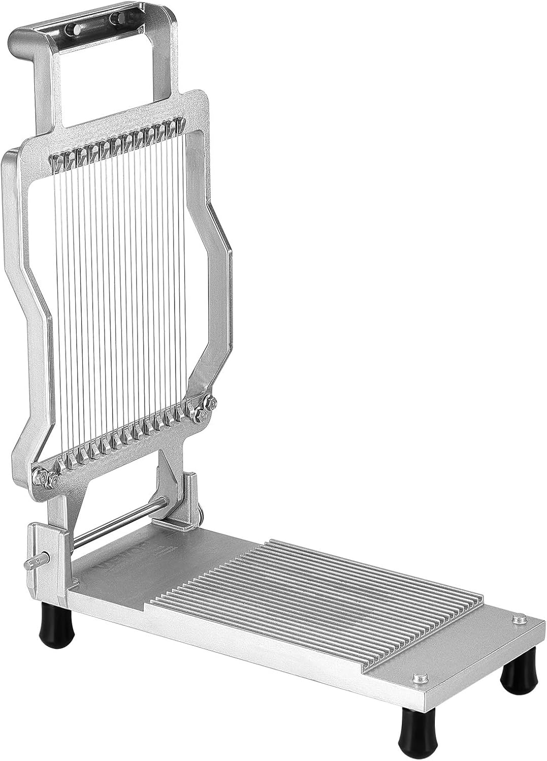 image:imageVEVOR Cheese Slicer Butter Cutter with 02 UltraThin Cheeser Butter Cutting Blade Detachable Cheese Slicer Wire Aluminum Alloy Commercial Cheese Cutter with 316 Stainless Steel Knife Wire02