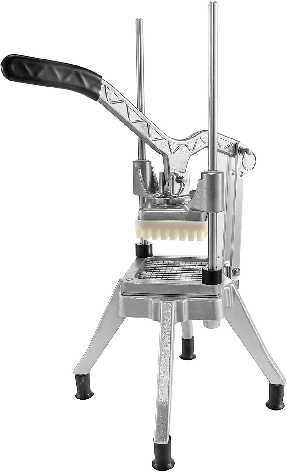 image:imageVEVOR Commercial Chopper with 4 Replacement Blades Commercial Vegetable Chopper Stainless Steel French Fry Cutter Potato Dicer amp Slicer Commercial Vegetable Fruit Chopper for Restaurants amp Home Kitche866 x 866 x 1969