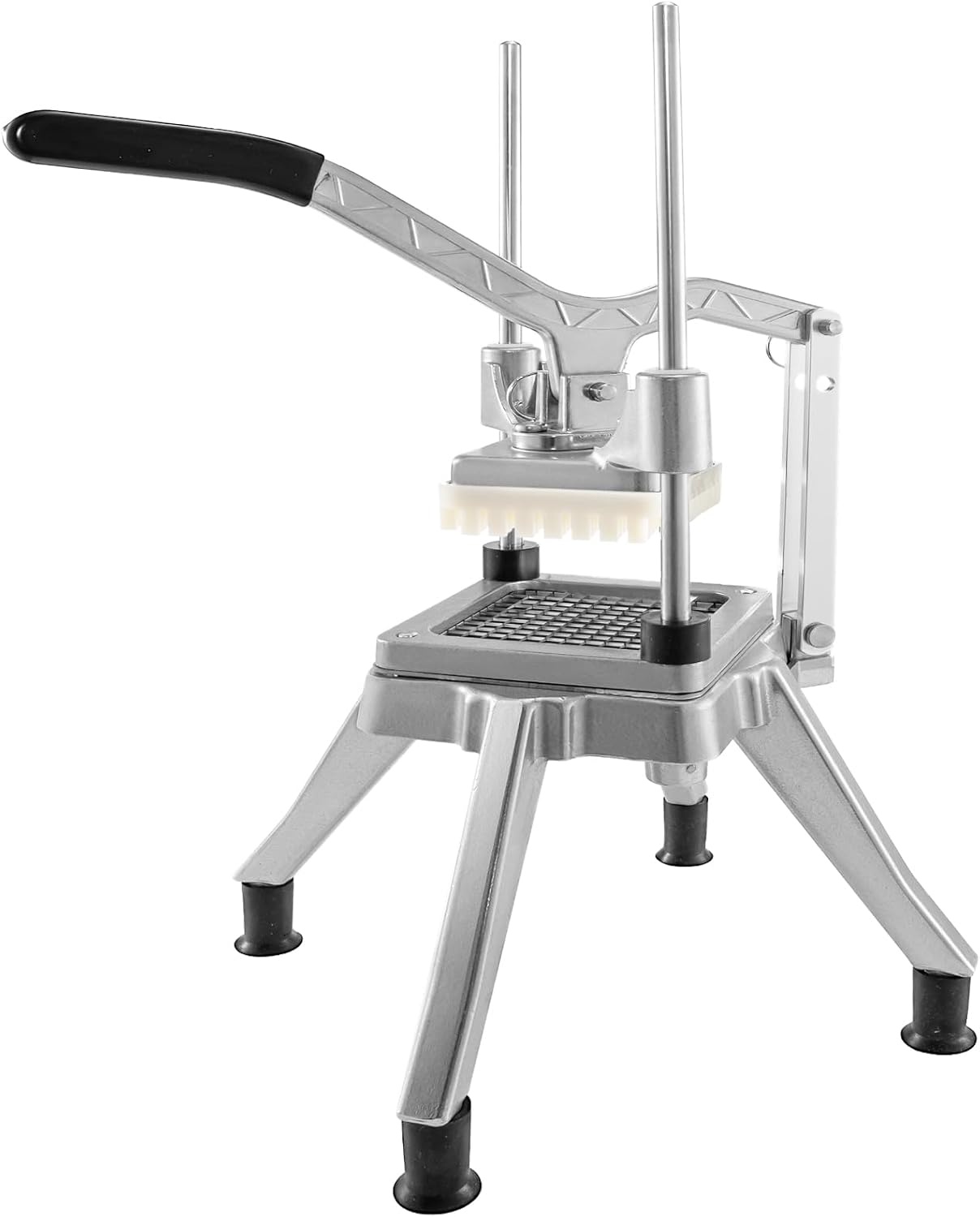 image:imageVEVOR Commercial Chopper with 4 Replacement Blades Commercial Vegetable Chopper Stainless Steel French Fry Cutter Potato Dicer amp Slicer Commercial Vegetable Fruit Chopper for Restaurants amp Home Kitche866 x 866 x 1969