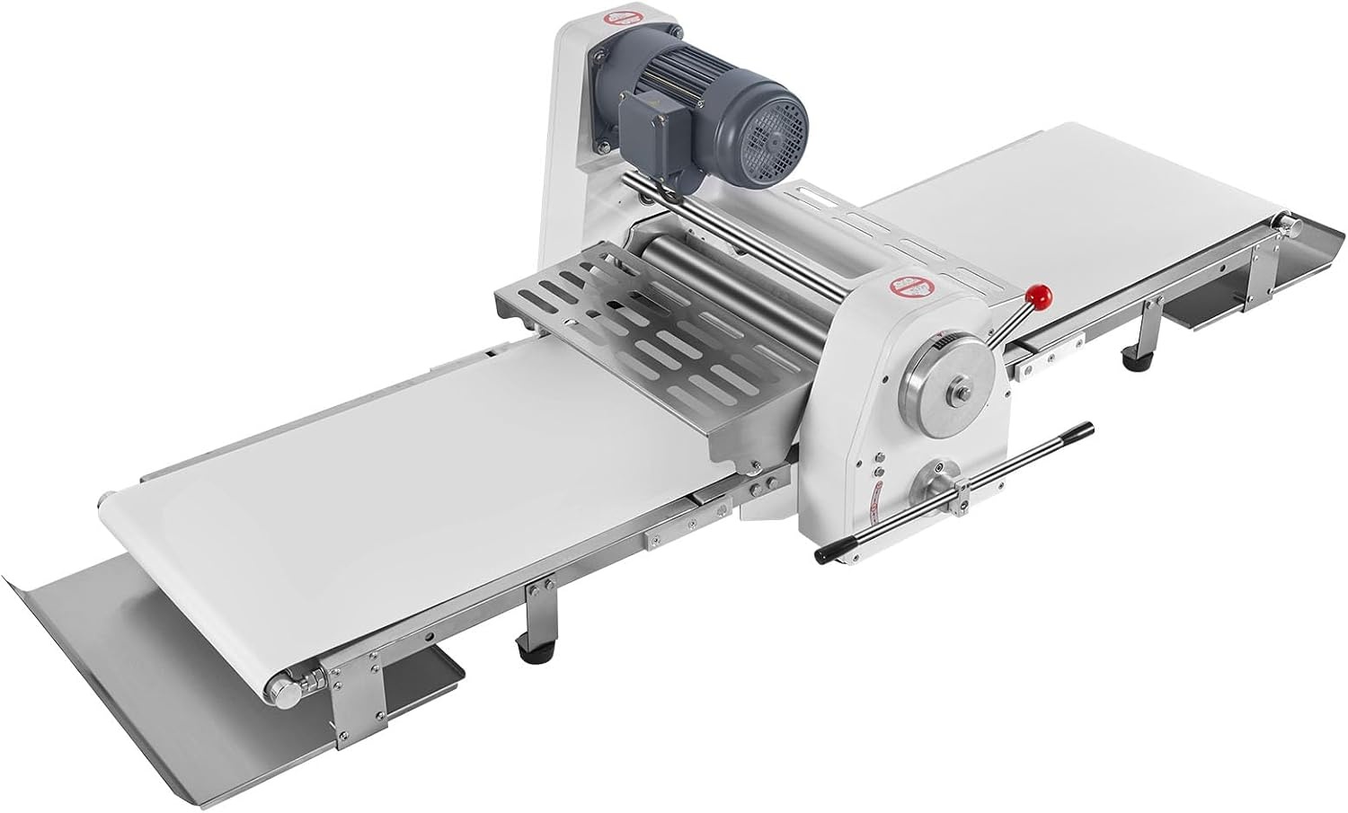 image:imageVEVOR Commercial Dough Sheeter Machine 197Inch Reversible Puff Pastry Sheeter and Fondant Roller Electric Dough Roller 014 Adjustable Thickness Folding Dough Sheeter for Bakeries Pastries197 inch