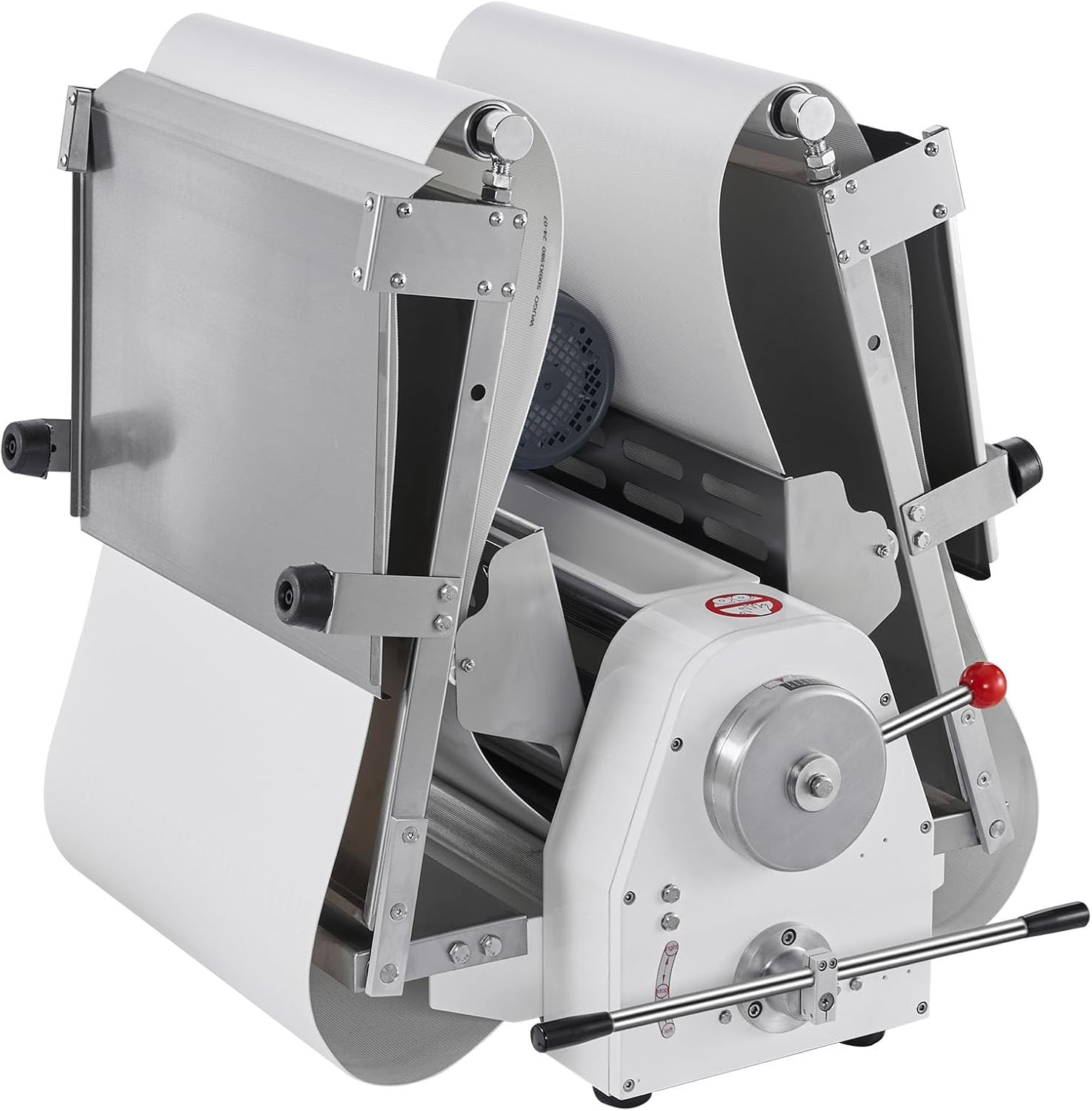 image:imageVEVOR Commercial Dough Sheeter Machine 197Inch Reversible Puff Pastry Sheeter and Fondant Roller Electric Dough Roller 014 Adjustable Thickness Folding Dough Sheeter for Bakeries Pastries197 inch