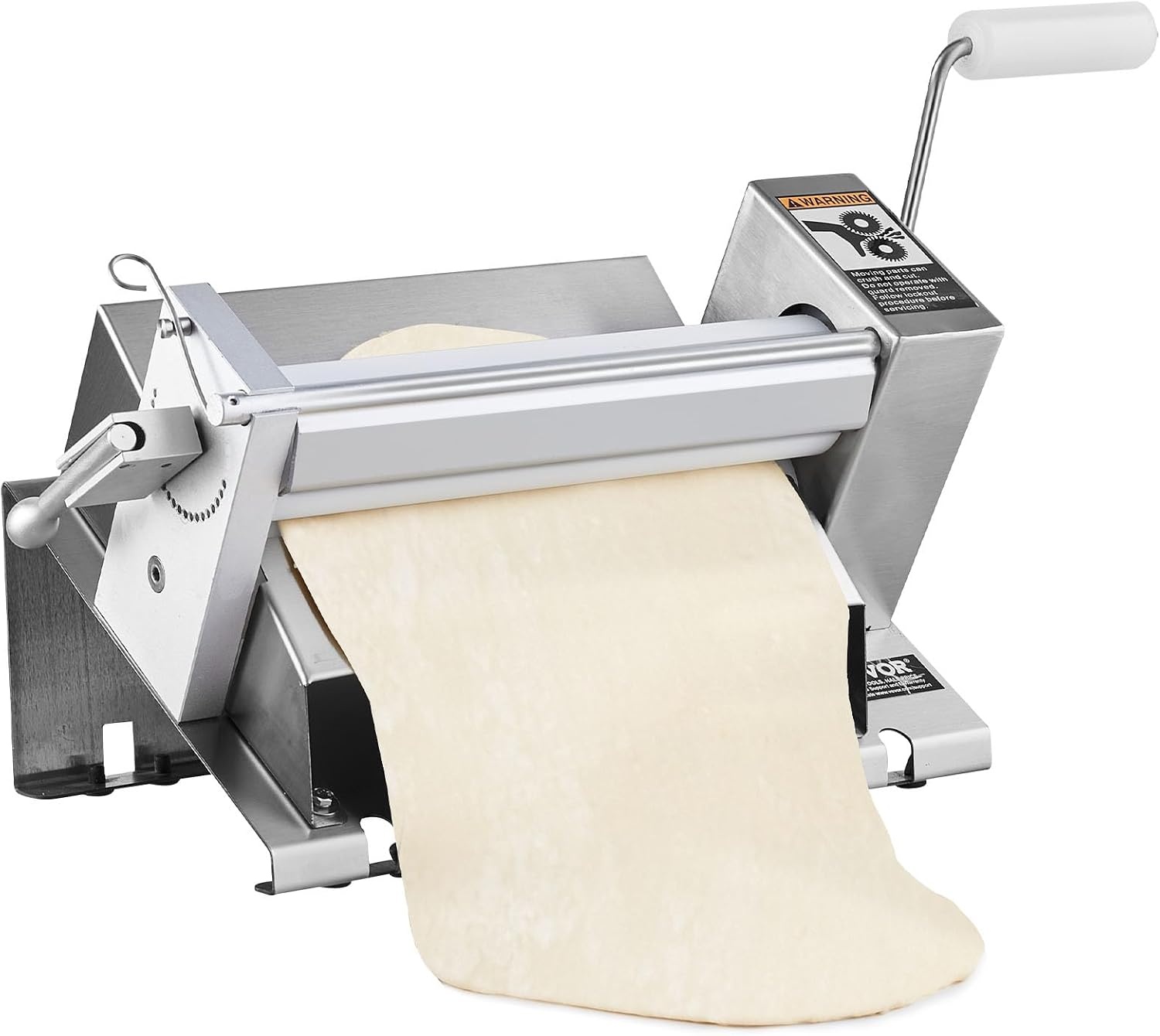 image:imageVEVOR Commercial Dough Sheeter Machine 197Inch Reversible Puff Pastry Sheeter and Fondant Roller Electric Dough Roller 014 Adjustable Thickness Folding Dough Sheeter for Bakeries Pastries11 inch