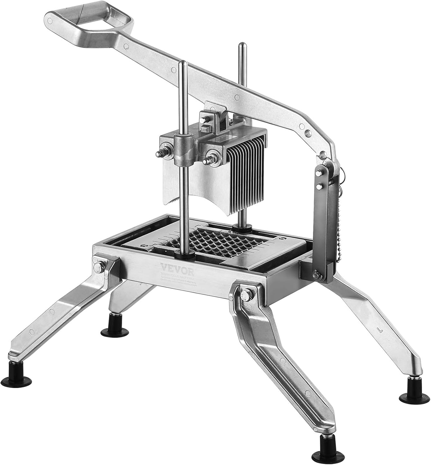image:imageVEVOR Commercial Vegetable Slicer 38 and 316 Tomato Slicer Stainless Steel and Aluminum Alloy Vegetable Cutter Slicer Manual Tomato Slicer with Nonslip Feet for Tomatoes Potatoes Onions38 316