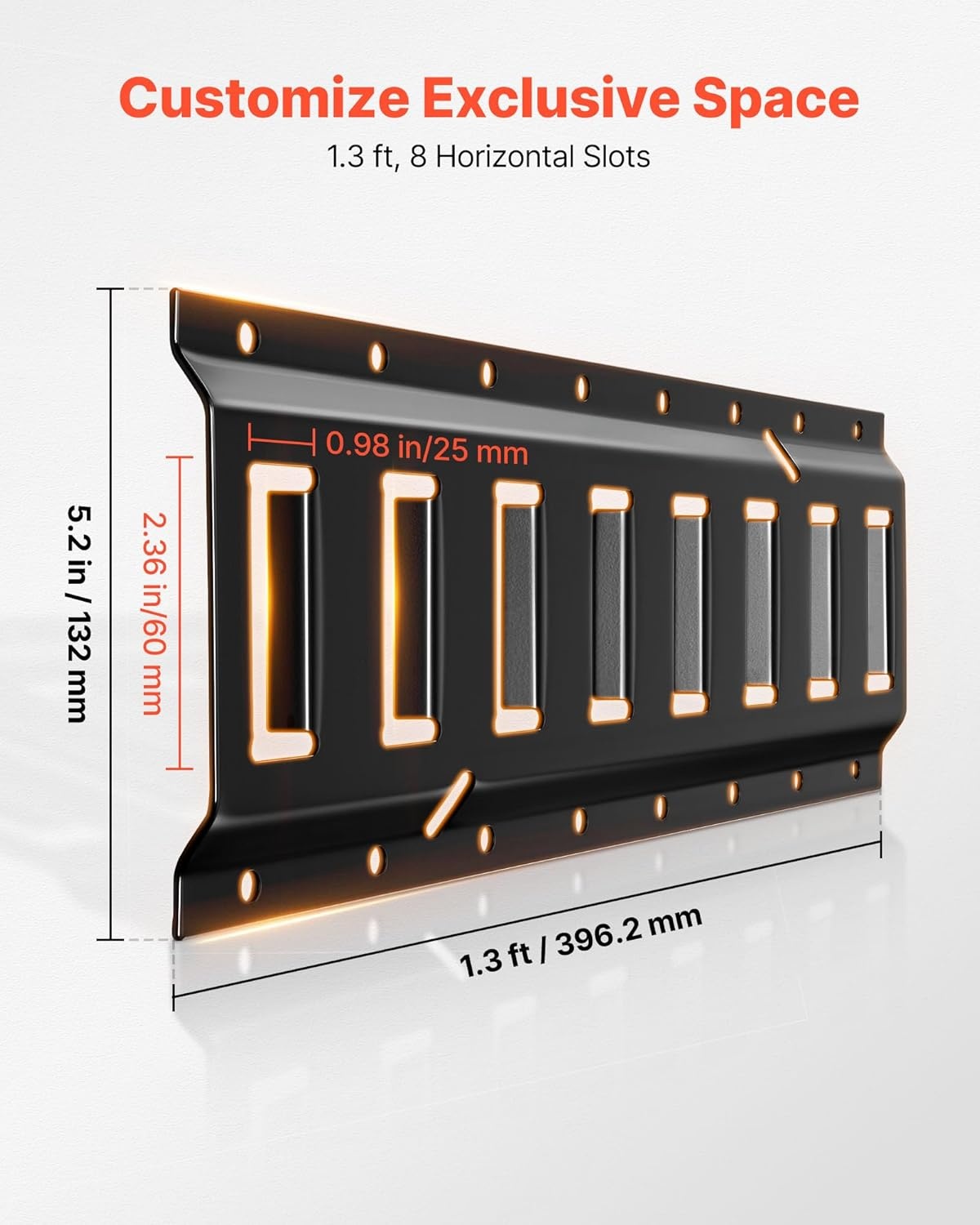 image:imageVEVOR ETrack TieDown Rail Kit 4 Pack 16 Etracks Rails with 21Pcs Accessories 2 Ratchet Straps amp 4 ORings amp 4 TieOffs with DRing amp 2 Single Slots amp 8 End Caps amp 1 Bag for Garages Trailers21 PACK