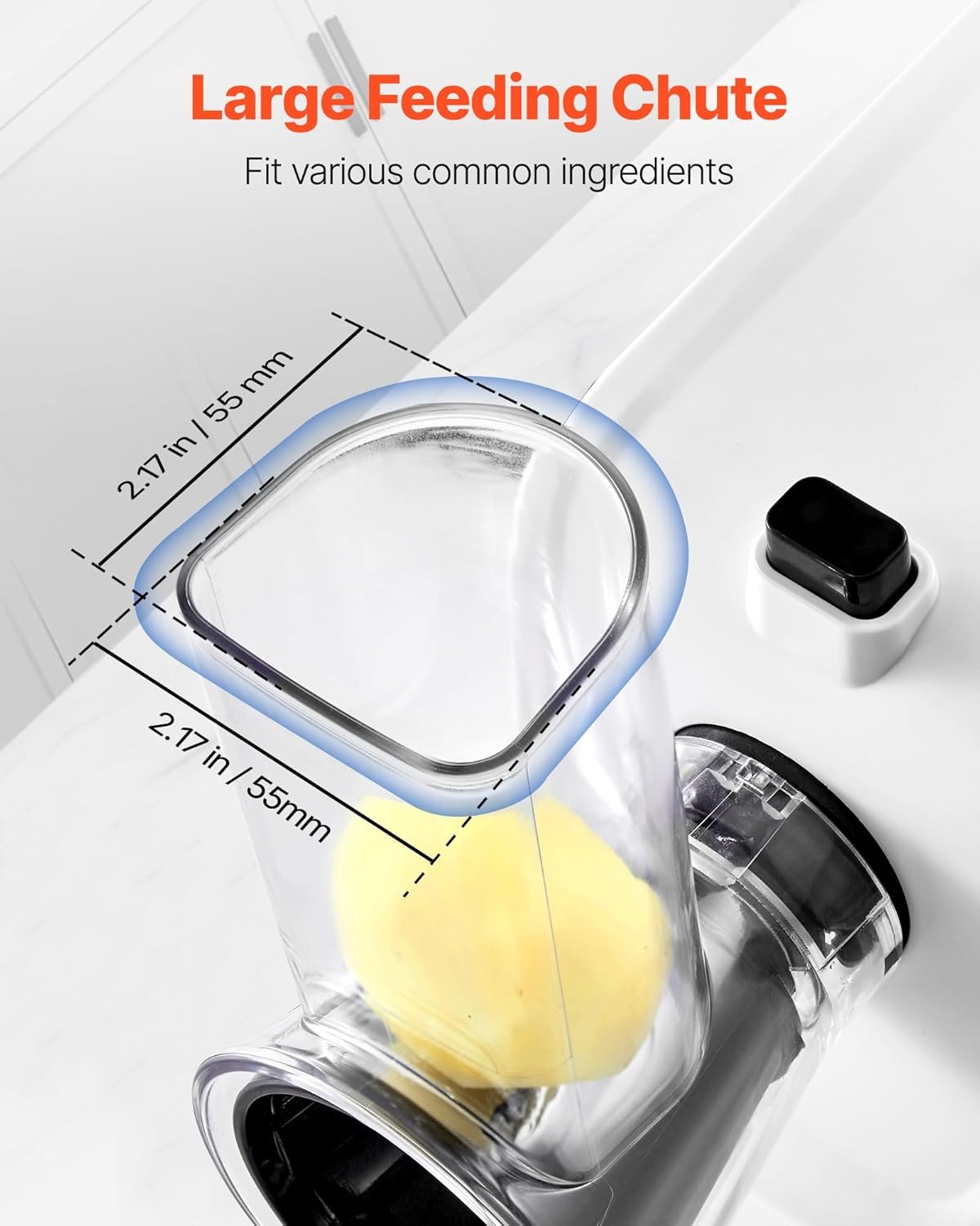 image:imageVEVOR Electric Cheese Grater Salad Maker 200W Salad Shooter Electric Vegetable Slicer Shredder Chopper for Fruits with 5 Attachments Stainless Steel Food Cutter for Vegetables and Cheeses200W