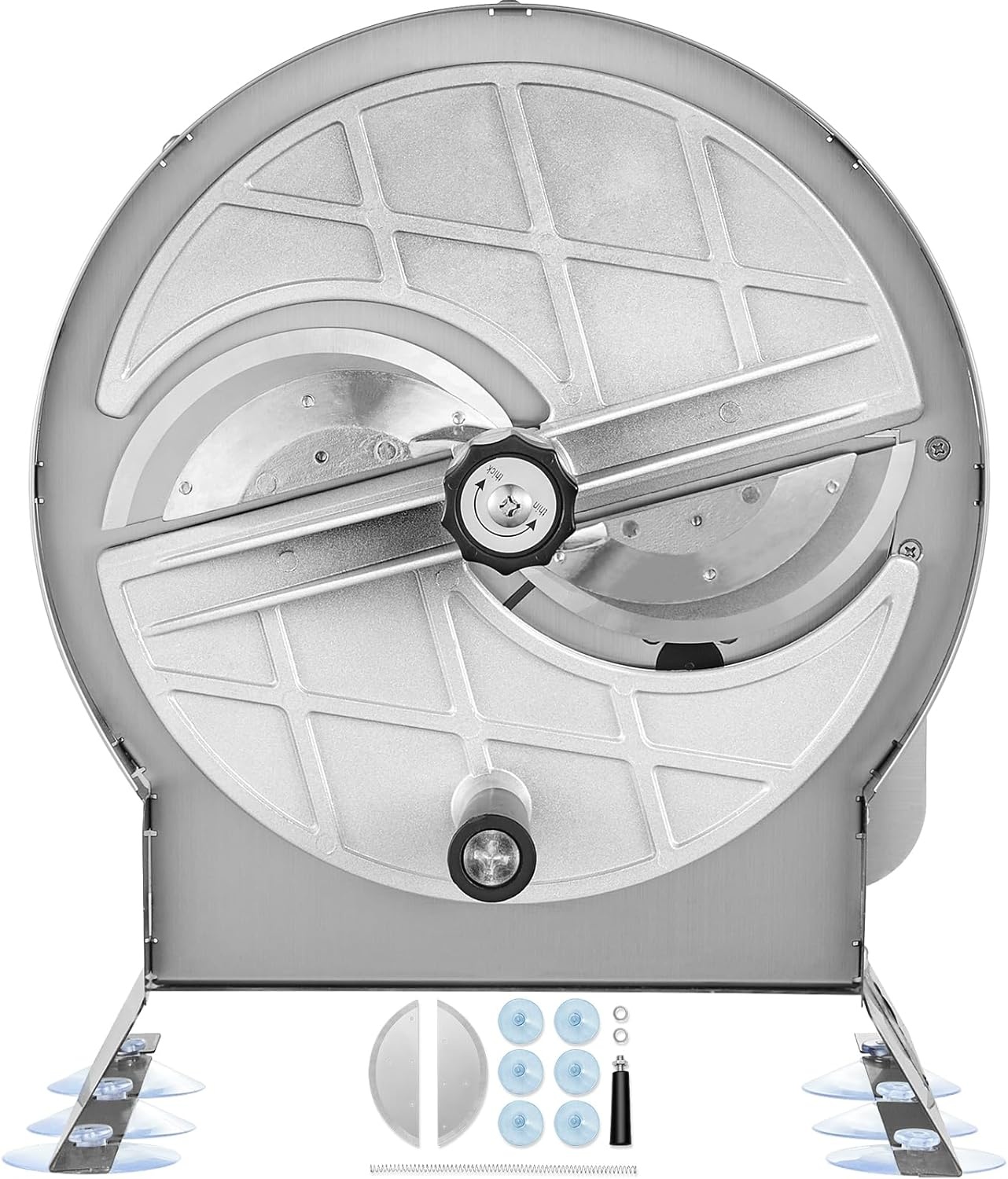 image:imageVEVOR Electric Cheese Grater Salad Maker 200W Salad Shooter Electric Vegetable Slicer Shredder Chopper for Fruits with 5 Attachments Stainless Steel Food Cutter for Vegetables and CheesesManualVegetableStainless Steel
