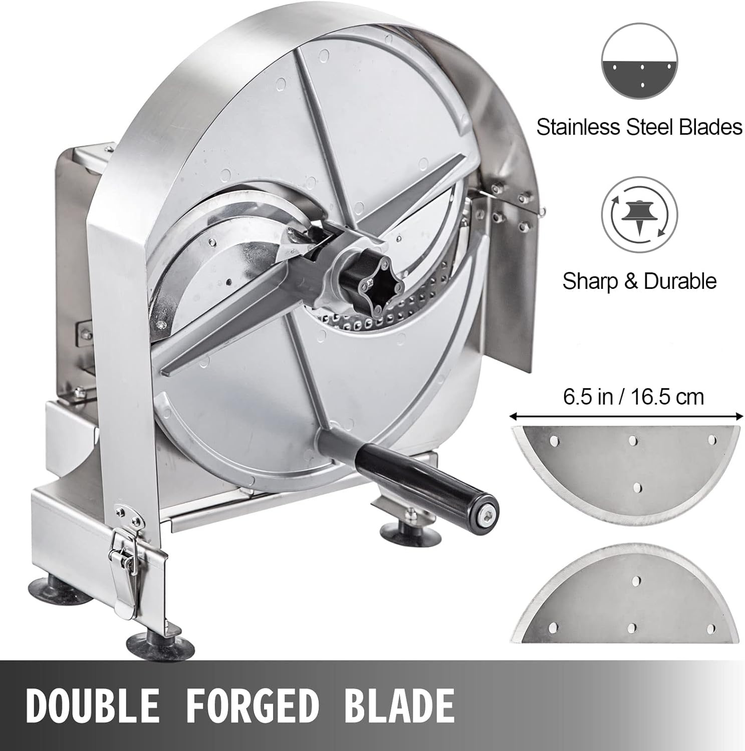 image:imageVEVOR Electric Cheese Grater Salad Maker 200W Salad Shooter Electric Vegetable Slicer Shredder Chopper for Fruits with 5 Attachments Stainless Steel Food Cutter for Vegetables and CheesesManualCommercialStainless Steel