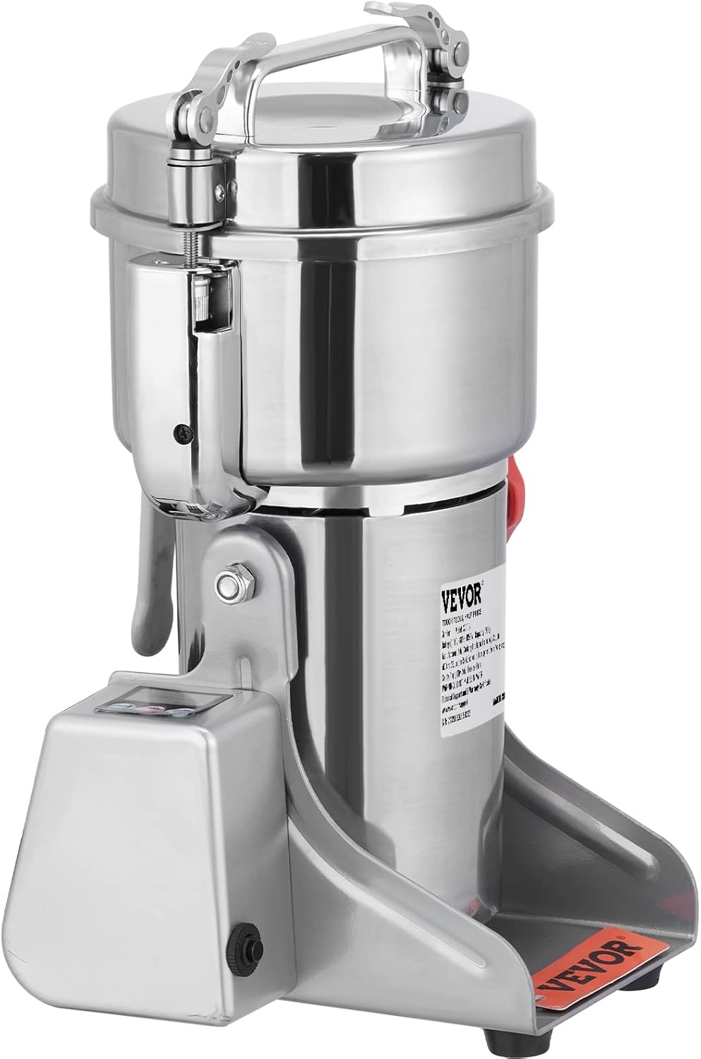 image:imageVEVOR Electric Grain Mill Grinder 600W High Power Commercial Spice Grinder 66 Gal Pulverizer Powder Machine with Galvanized Sharp Blades for Dry Grains Spices Cereals Coffee Corn amp Pepper700g