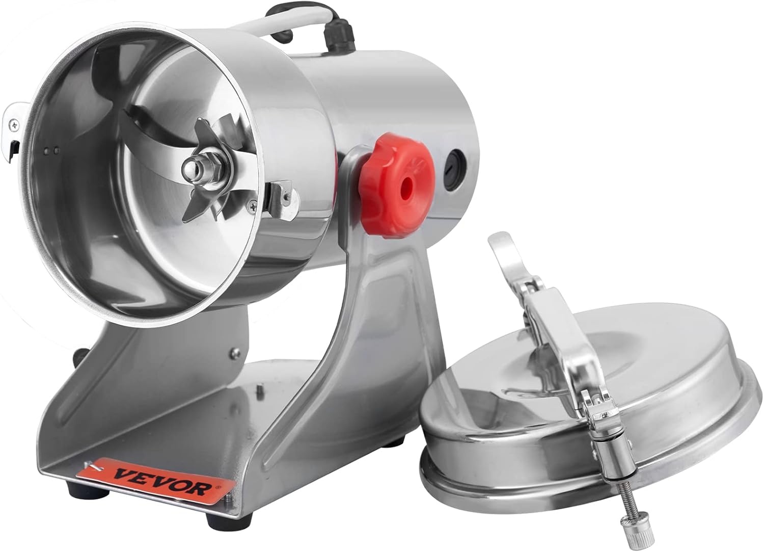image:imageVEVOR Electric Grain Mill Grinder 600W High Power Commercial Spice Grinder 66 Gal Pulverizer Powder Machine with Galvanized Sharp Blades for Dry Grains Spices Cereals Coffee Corn amp Pepper700g