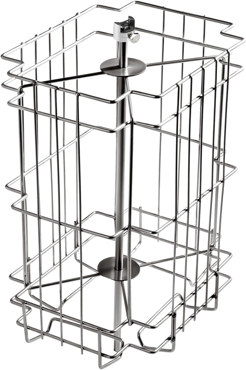 image:imageVEVOR Electric Honey Extractor 3 Frame Honey Extractor with Transparent Lid Stainless Steel Honeycomb Drum Spinner Height Adjustable Honeycomb Extraction Equipment for Beekeeping4 Frame Rack2 Deep Frames