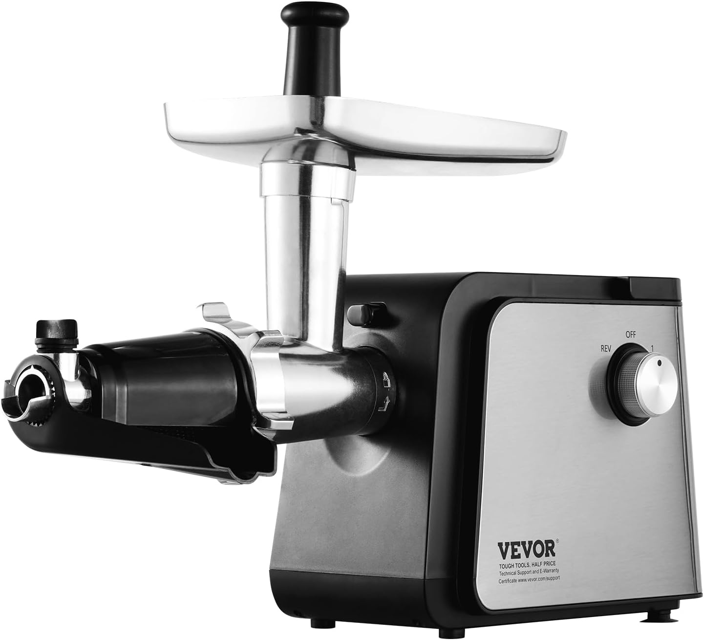 image:imageVEVOR Electric Tomato Strainer 500W Sauce Maker Machine 49 LBSMin Food Mill With Reverse Function for Tomato Strawberry Blueberry Pure Copper Motor500W