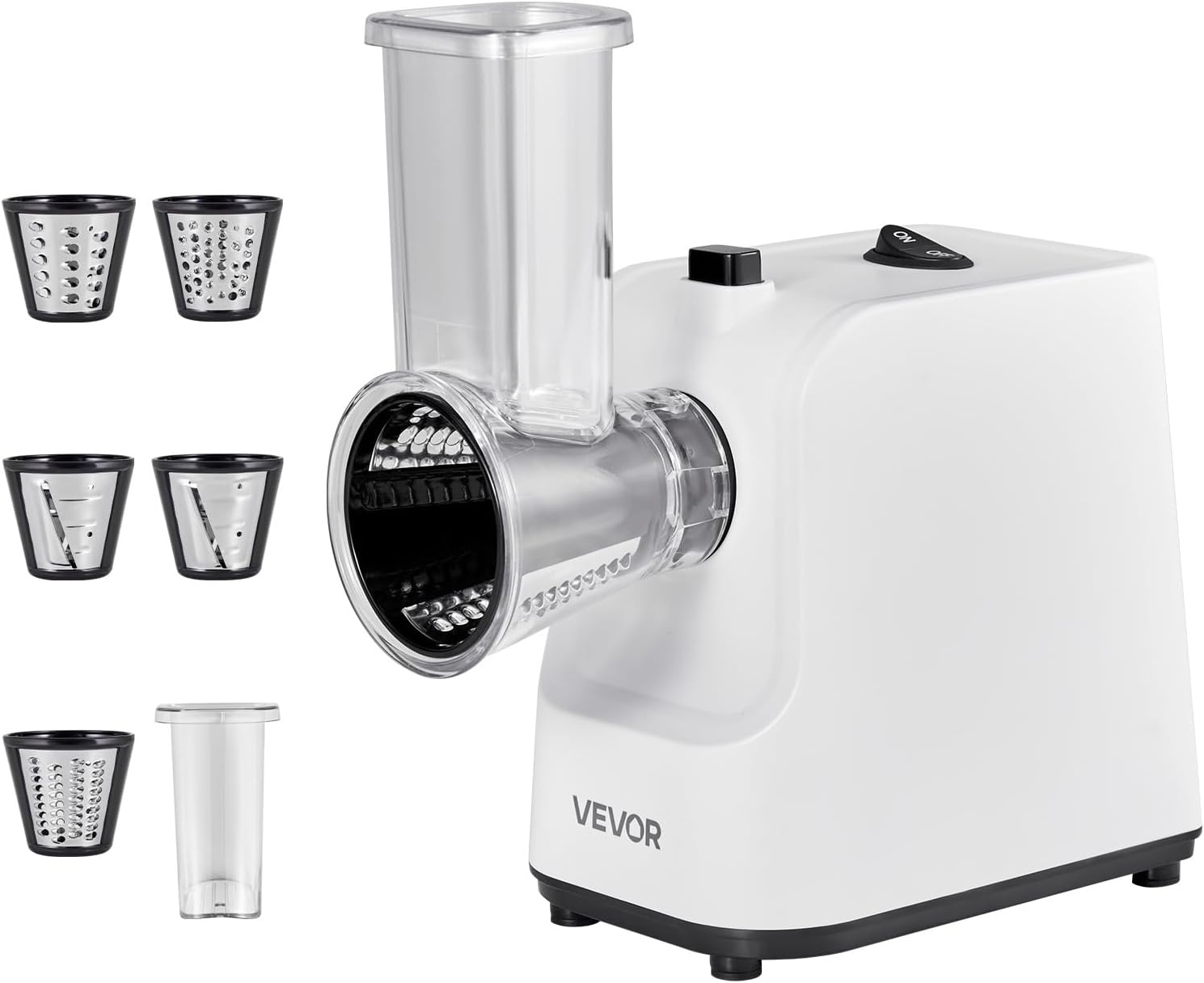 image:imageVEVOR Electric Vegetable Slicer 005012mm Thickness Adjustable Commercial Slicer Machine Convertible to Manual Stainless Steel Food Cutter Slicing Machine for Potato Lemon Tomato Apple200W