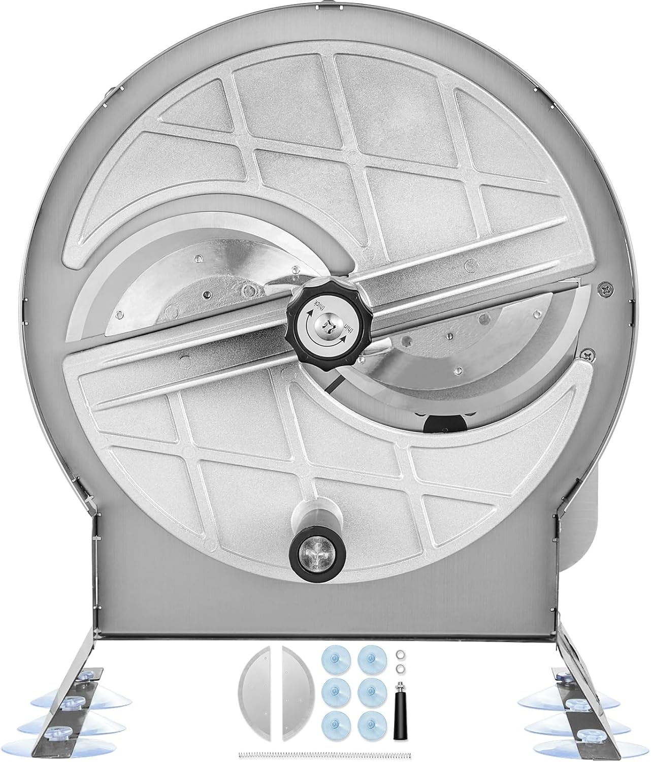 image:imageVEVOR Electric Vegetable Slicer 005012mm Thickness Adjustable Commercial Slicer Machine Convertible to Manual Stainless Steel Food Cutter Slicing Machine for Potato Lemon Tomato AppleManualVegetableStainless Steel