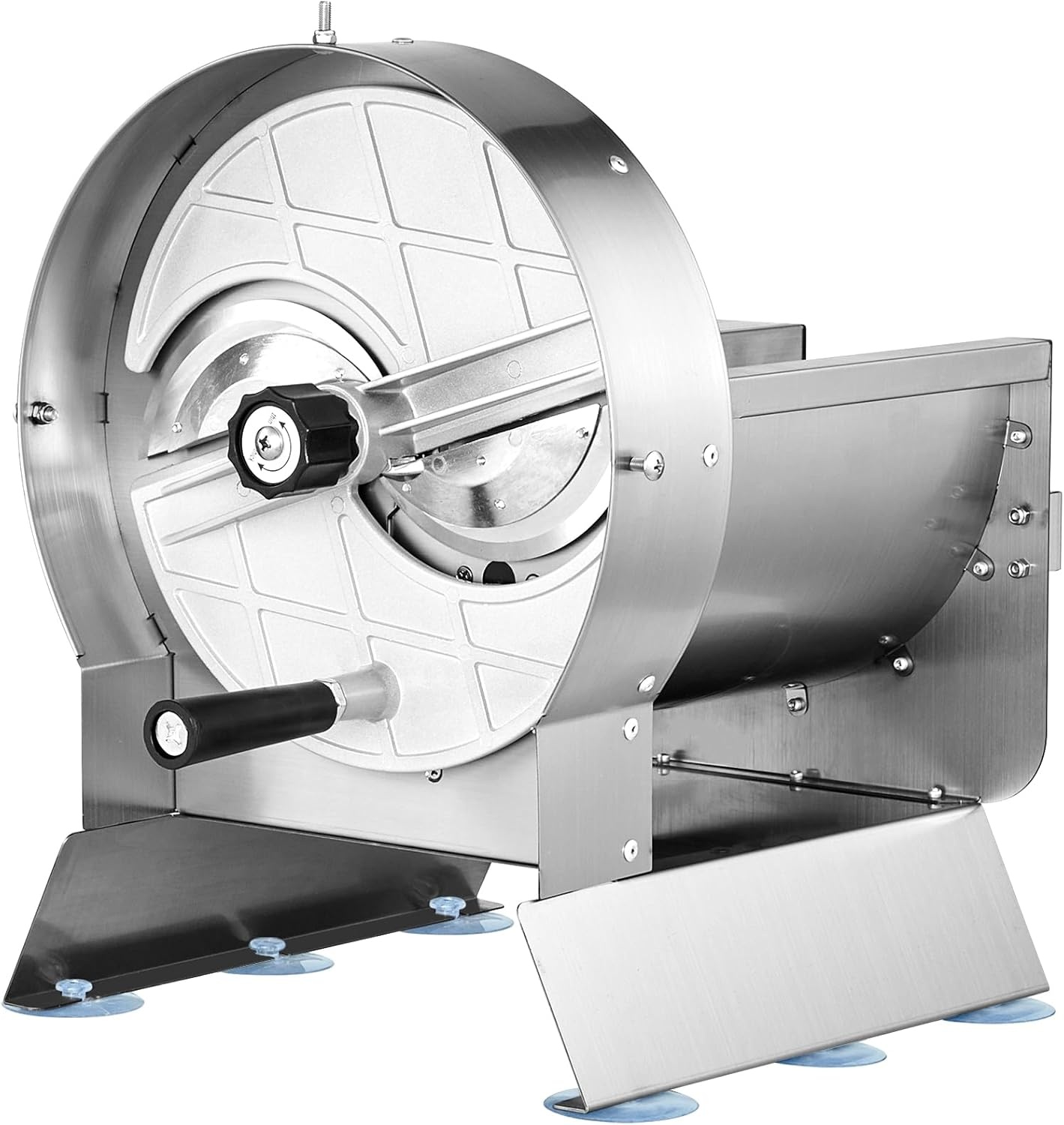 image:imageVEVOR Electric Vegetable Slicer 005012mm Thickness Adjustable Commercial Slicer Machine Convertible to Manual Stainless Steel Food Cutter Slicing Machine for Potato Lemon Tomato AppleElectricConvertible
