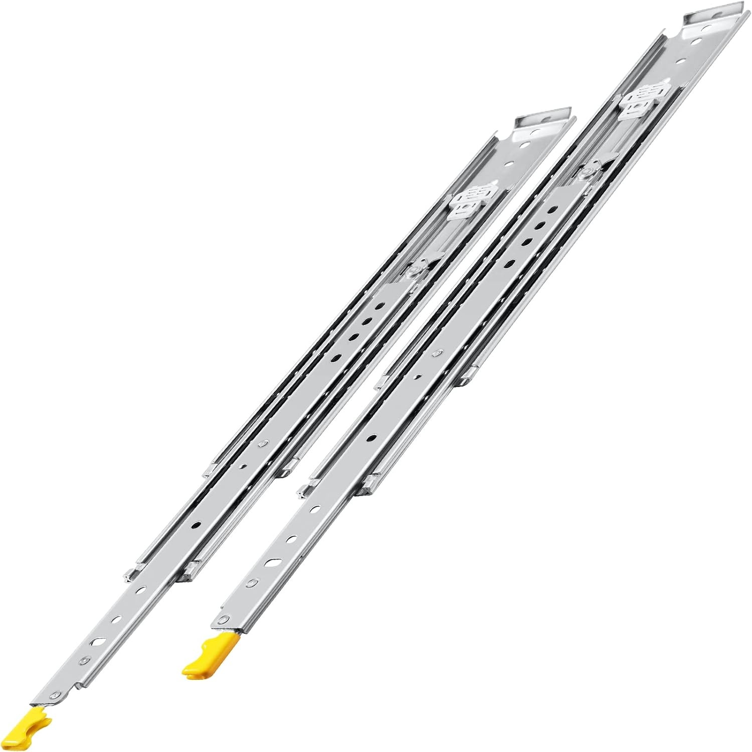 image:imageVEVOR Heavy Duty Drawer Slides 36 Inch 500 lb 1 Pair Full Extension Side Mount Ball Bearing Rails with Dual Lock for Industrial Cabinets Tool Chests and Workbenches56 inch