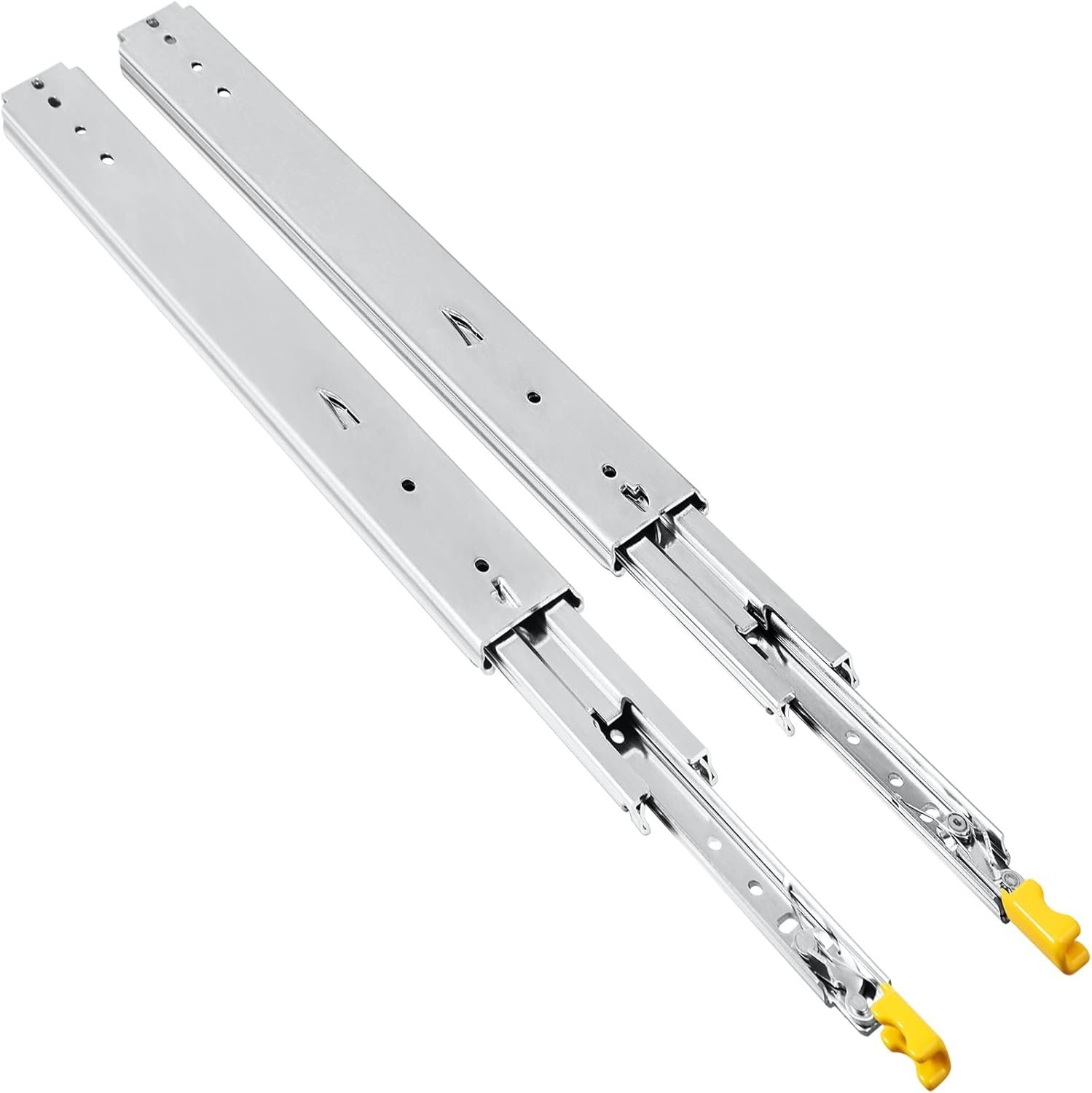 image:imageVEVOR Heavy Duty Drawer Slides 36 Inch 500 lb 1 Pair Full Extension Side Mount Ball Bearing Rails with Dual Lock for Industrial Cabinets Tool Chests and Workbenches56 inch