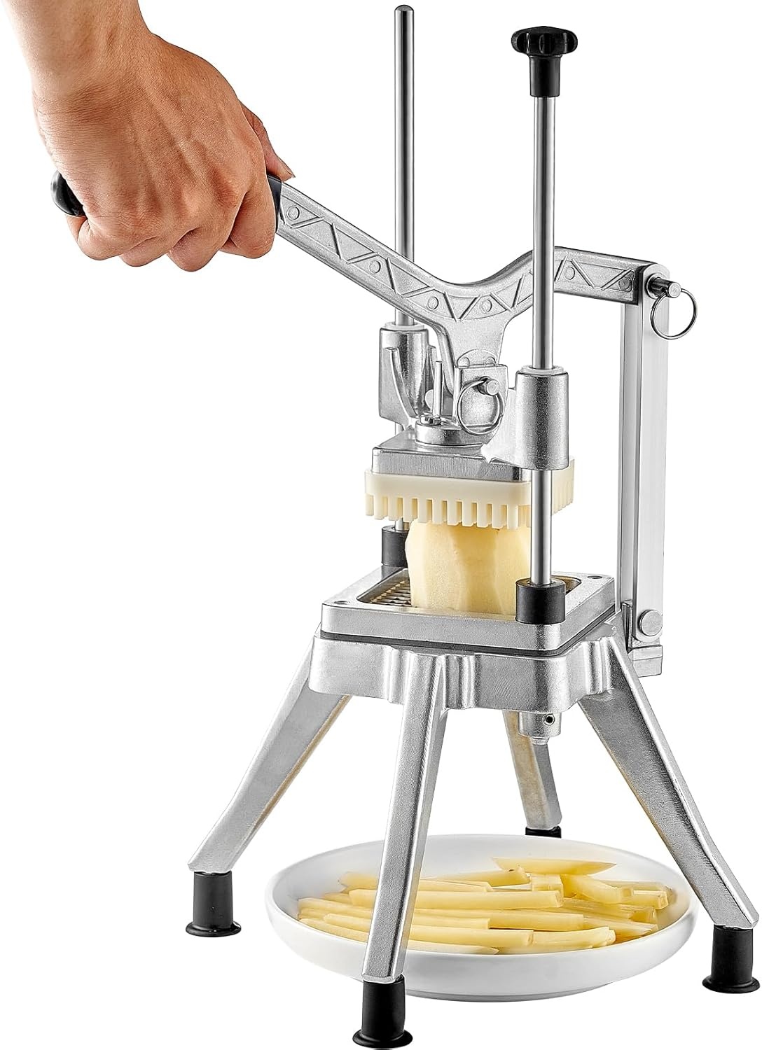image:imageVEVOR Replacement Chopper Blade 14 inch 3 PCS French Fry Blade Assembly with 6 Extra Knives Stainless Steel Dicer Parts and Push Block for Cutting Potatoes Carrots Onions Cucumbers Mushrooms866 x 866 x 1969