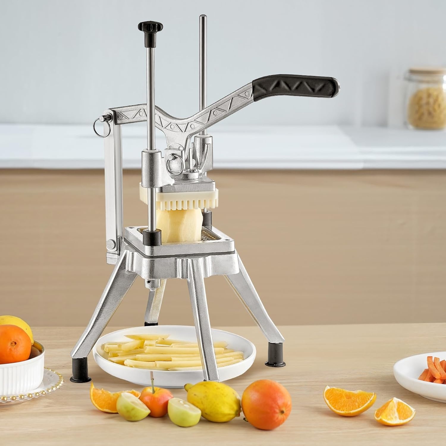 image:imageVEVOR Replacement Chopper Blade 14 inch 3 PCS French Fry Blade Assembly with 6 Extra Knives Stainless Steel Dicer Parts and Push Block for Cutting Potatoes Carrots Onions Cucumbers Mushrooms866 x 866 x 1969
