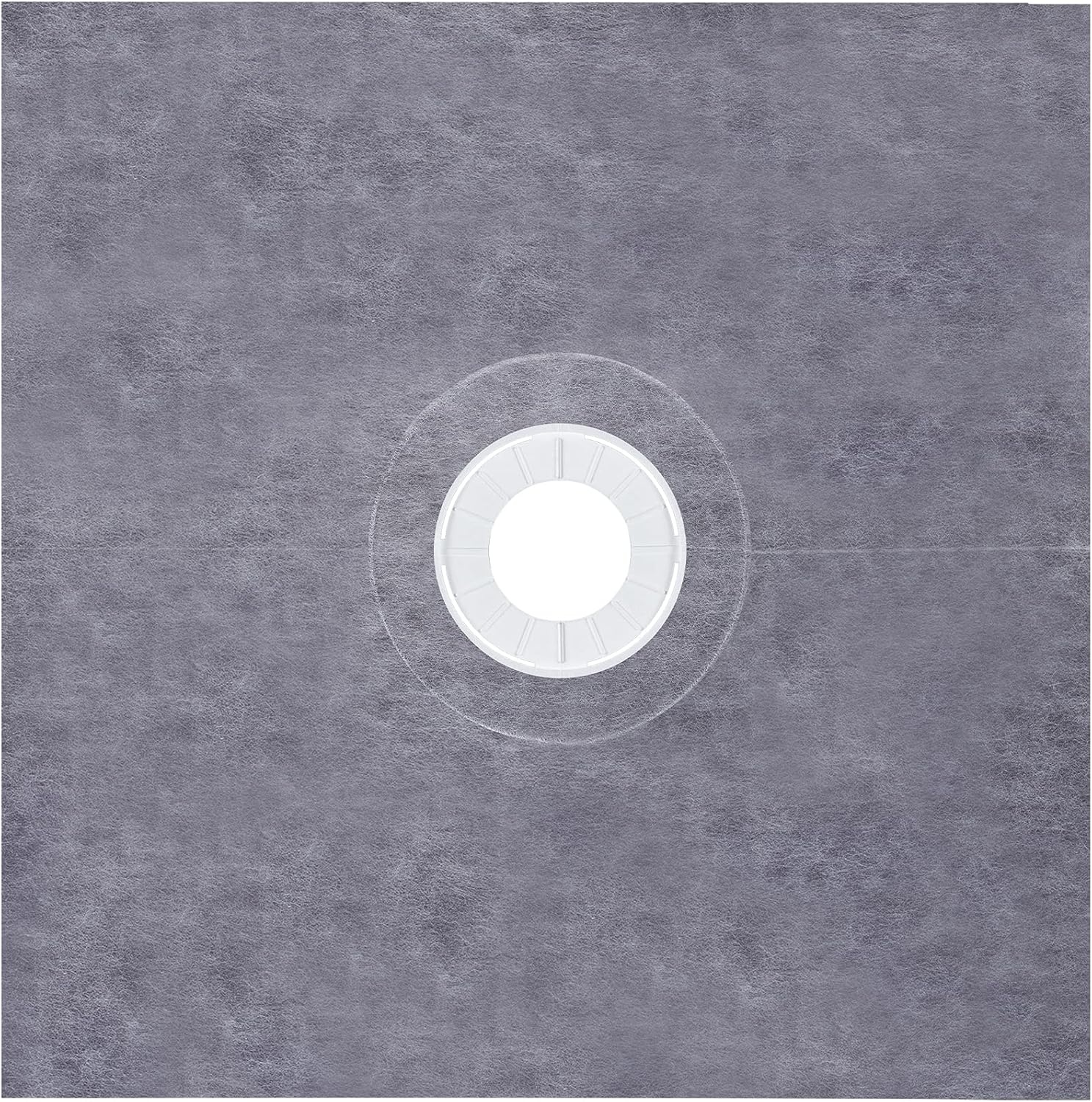 image:imageVEVOR Shower Curb Kit 48x72 Watertight Shower Curb Overlay with 4 ABS Central Bonding Flange 4 Stainless Steel Grate 2 Cuttable Shower Curb and Trowel Shower Pan Slope Sticks Fit for Bathroom48x48