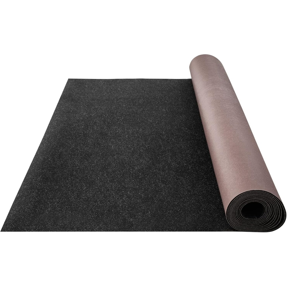 image:imageHappybuy 6 ft x 18 ft Brown Marine Carpet for Boats Waterproof  018 Thick Indoor Outdoor Rug Carpet Roll for Home Patio Porch DeckCharcoal Black