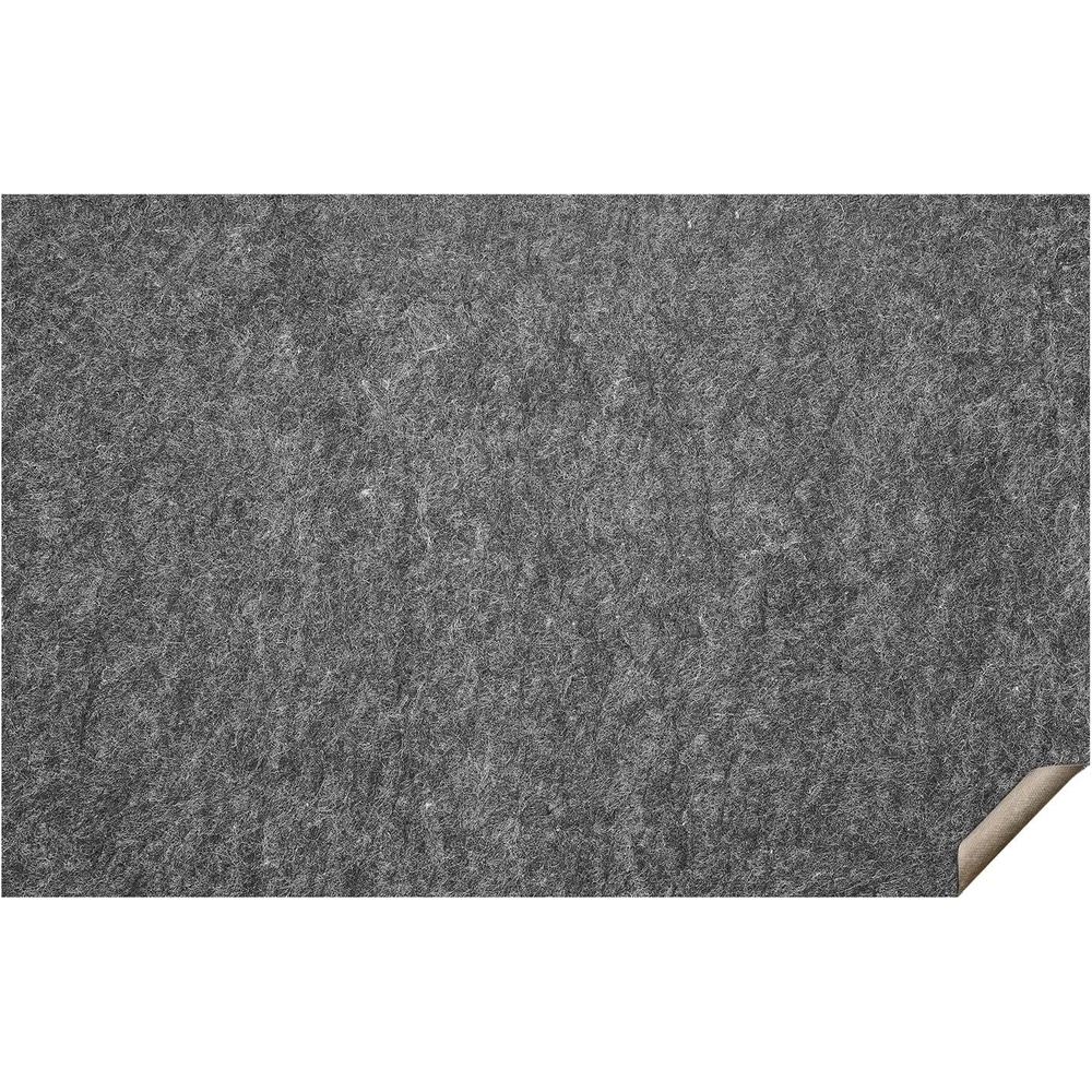 image:imageVEVOR 5 x 8 NonSlip Rug Pad Gripper  14 Thick Polyester Felt amp Latex Backing Padding Cushion for Area Carpet Runner Hardwood Floors Living Room  Grey