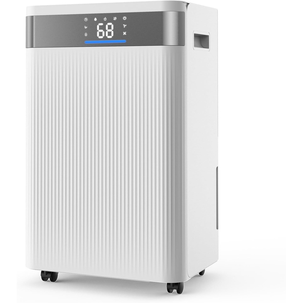 image:imageVEVOR 52 Pints Dehumidifier for Home amp Basement 4000 SqFt Large Coverage Drain Hose for Commercial amp Industrial Use Smart Humidity Control Low Noise for Warehouses Bathroom Bedrooms amp Storage52 Pints