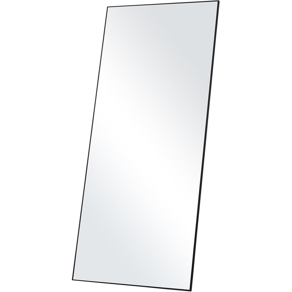 image:imageVEVOR 71 x 31 Full Length Oversized Rectangle with Stand Aluminum Alloy Frame Free Hanging Leaning Wall Mounted for Bedroom Living Room BlackRectangle