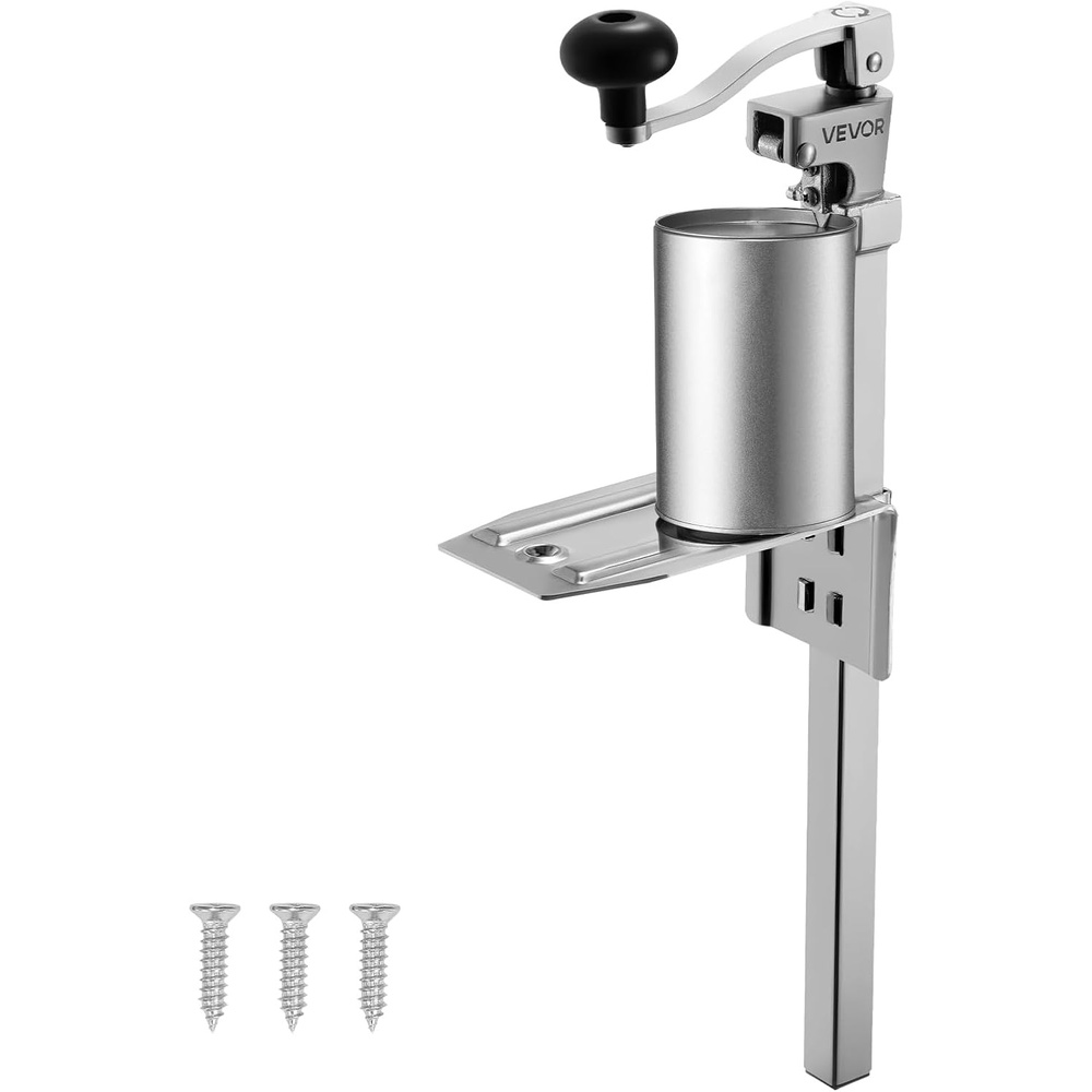 image:imageVEVOR Commercial Can Opener HeavyDuty Manual Tabletop Cans Opener for Cans Up to 118 in Height HeightAdjustable Professional Can Openers Fixed with Screws for Restaurant Hotel and Food Store925 x 394 x 2598 in cans up to 118 in