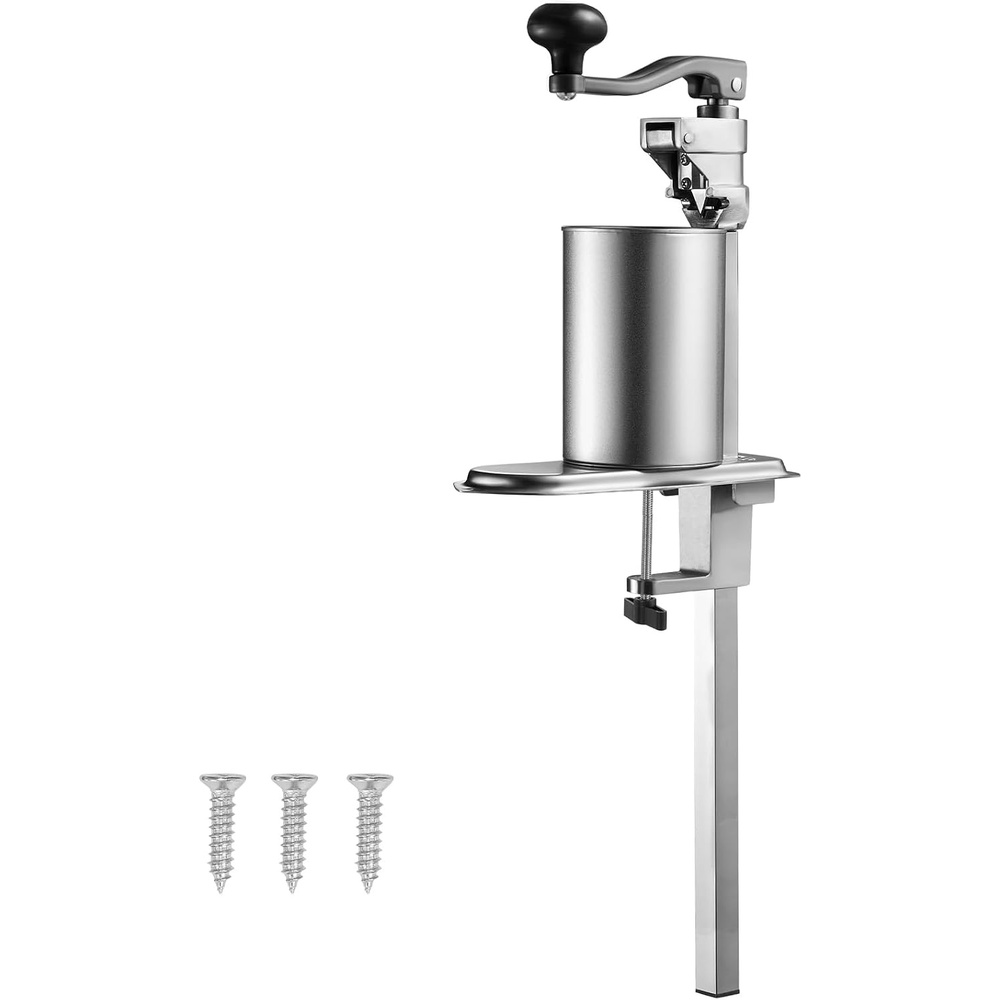 image:imageVEVOR Commercial Can Opener HeavyDuty Manual Tabletop Cans Opener for Cans Up to 118 in Height HeightAdjustable Professional Can Openers Fixed with Screws for Restaurant Hotel and Food Store996 x 445 x 3354 in cans up to 1575 in