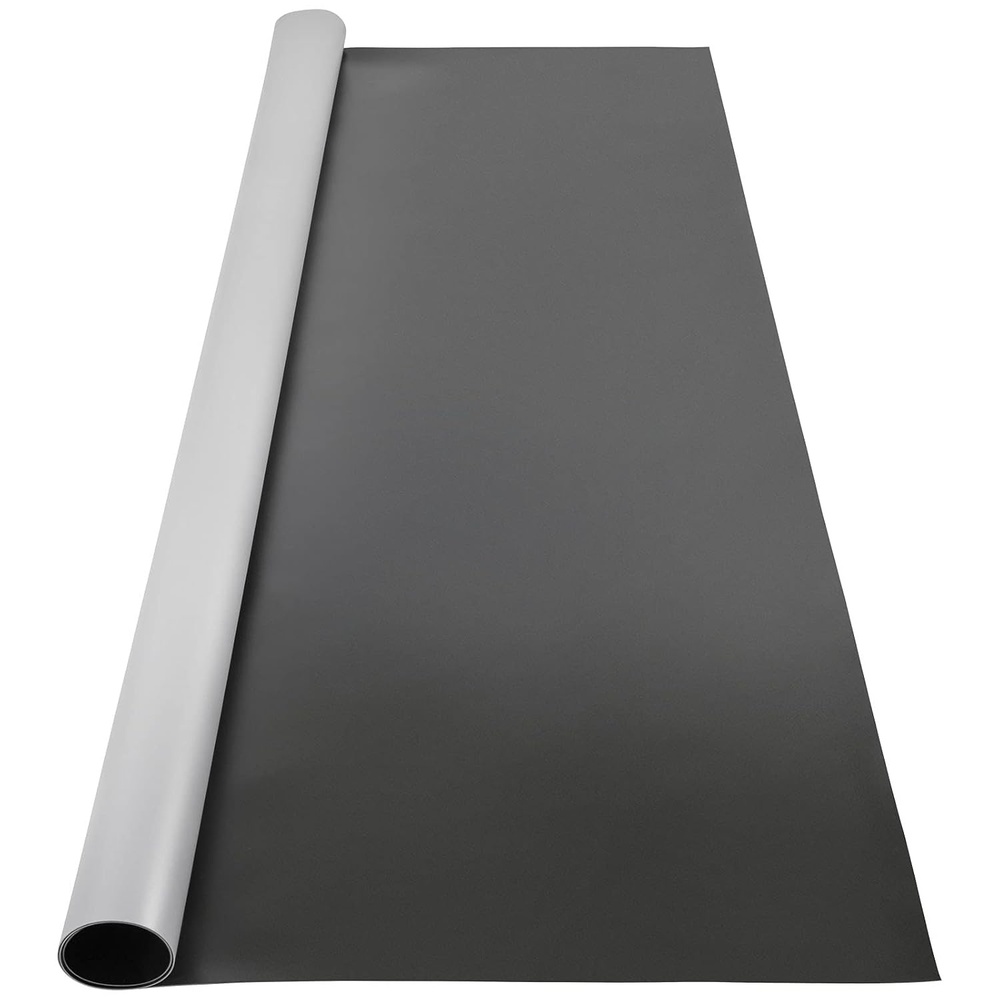 image:imageVEVOR Dance Floor 66x39ft Portable Dance Mat 006in Thick PVC Vinyl Dance Floor Roll BlackGrey Reversible Marley Dance Practice Floor NonSlip Dance Flooring for Ballet Jazz Pop Lyrical StyleBlackGrey