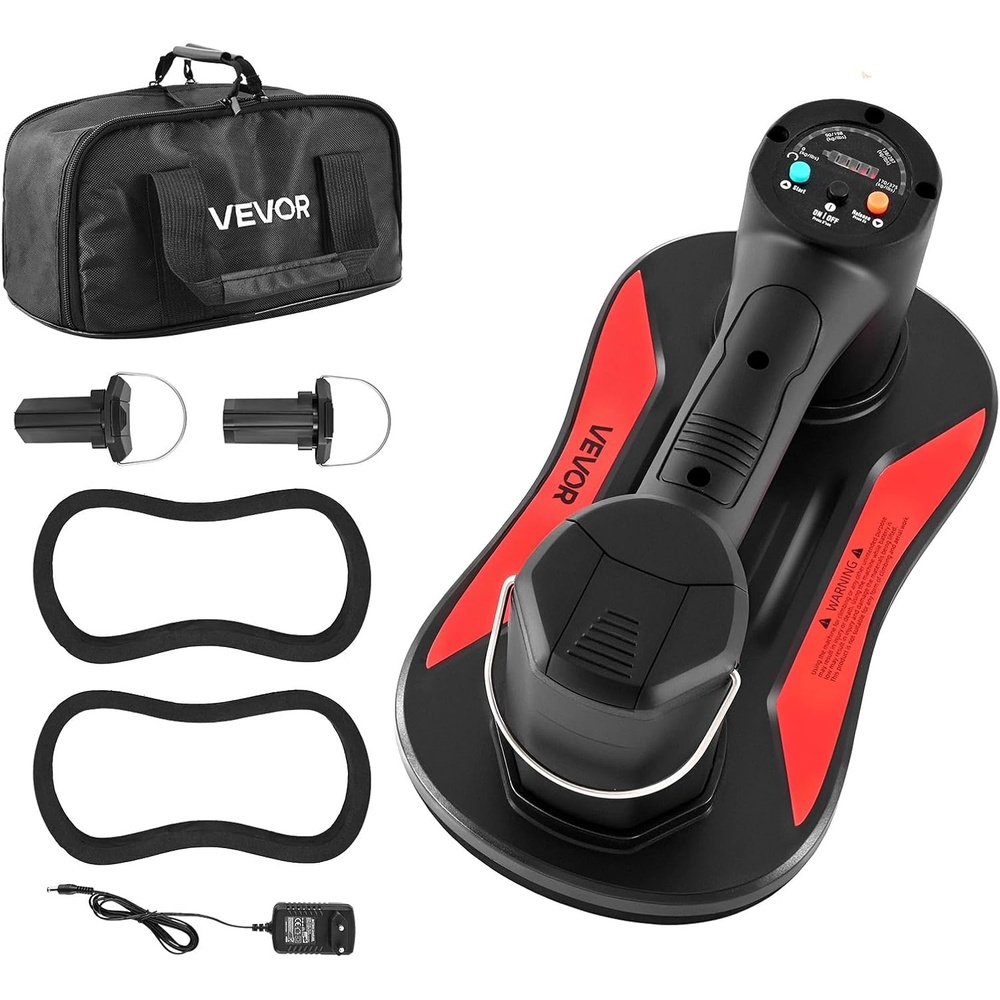 image:imageVEVOR Electric Vacuum Suction Cup 375 lbs Max Lifting Capacity Vacuum Glass Lifter with Digital Display Heavy Duty Tile Suction Cup Tool for Lifting Tile Granite Wood Paver Drywall WindowsElectric Suction Cup1PC