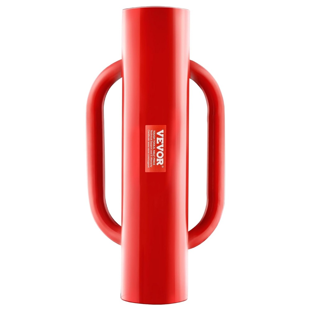 image:imageVEVOR Fence T Post Driver 27 Inner Diameter Post Pounder with Handles 14LB Heavy Duty Carbon Steel Hand Post Rammer Farm Fencing Hole Digger for U Channel Sign Pole Wooden Post Red27 14LB