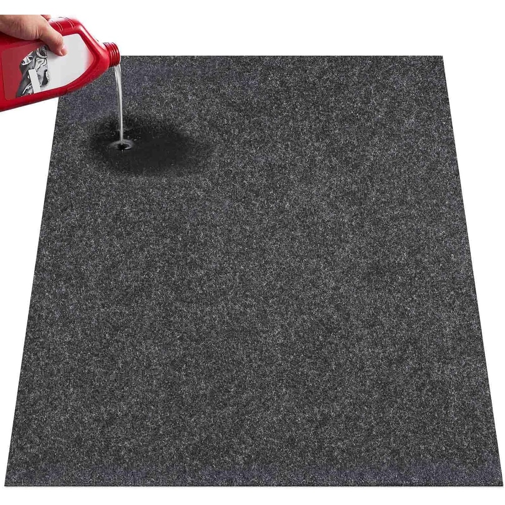 image:imageVEVOR Garage Floor Mat 36 x 60 Inch Oil Spill Mat Garage Floor Mat for Under Car Waterproof Backing Absorbent Pad for Garages Greenhouses Entrance Durable amp Reusable75 x 20