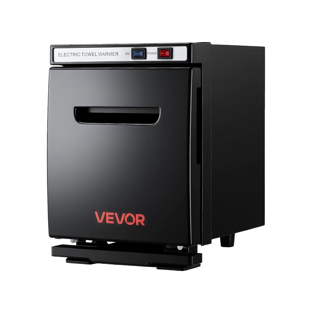 image:imageVEVOR Hot Towel Warmer 8L Small Towel Warmer Cabinet with Clip amp Stainless Steel Rack Holds up 12 Towels Portable AllRound Heating Cabinet for Spa Barber Manicures Massage Salon WhiteBlack