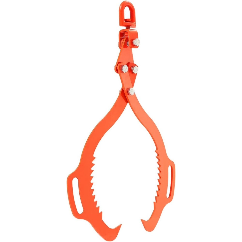 image:imageVEVOR Log Lifting Tongs 36in 4 Serrated Claw Hook Log Tongs Heavy Duty Steel Swivel Dragging Tongs 3300LBS Log Grapple with Handles Lumber Log Skidding Tongs for Tractors Trucks Forklifts ATVs2 Serrated Claw