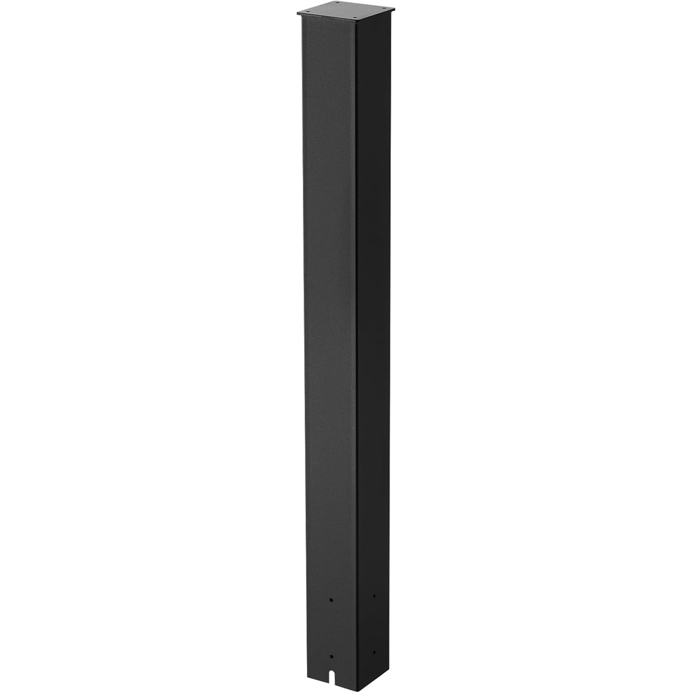 image:imageVEVOR Mailbox Post 56 x 4 x 4 Inches Aluminum InGround Mounting Mail Box Stand with Universal Plate Bracket Heavy Duty Metal Post Sleeve Kit for Outside Curbside Residential Powder Coated BlackBlack