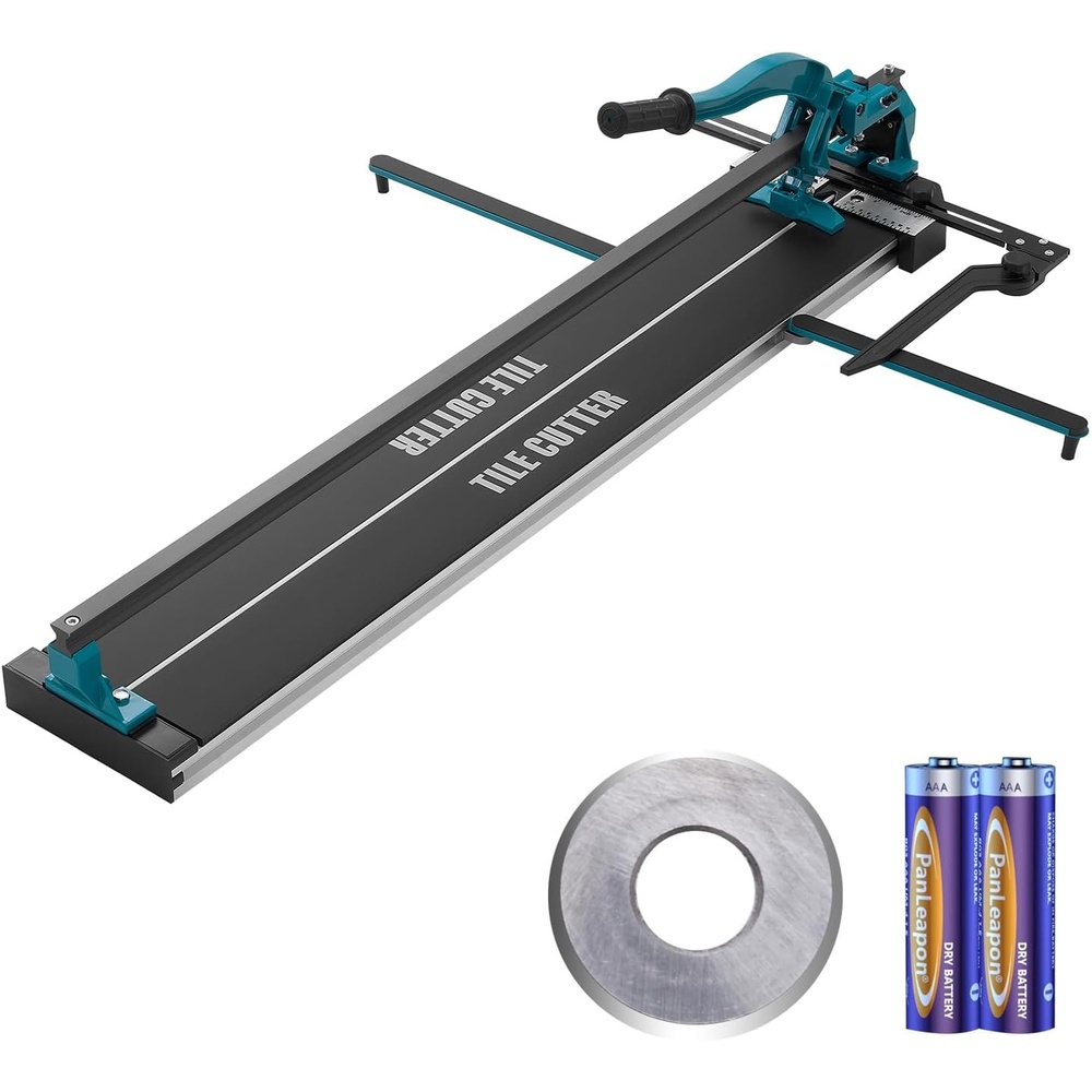 image:imageVEVOR Manual Tile Cutter 40 inch Porcelain Ceramic Tile Cutter with Tungsten Carbide Cutting Wheel Infrared Positioning AntiSkid Feet Durable Rails for professional installers or beginners40 inch